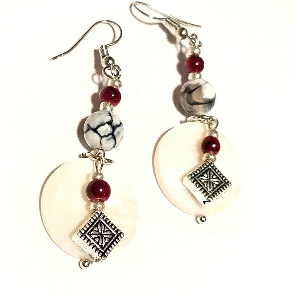 🌸💖🌸HANDCRAFTED NATURAL STONE EARRINGS🌸💖🌸